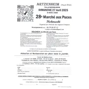 28ème Marché aux Puces d'Artzenheim.