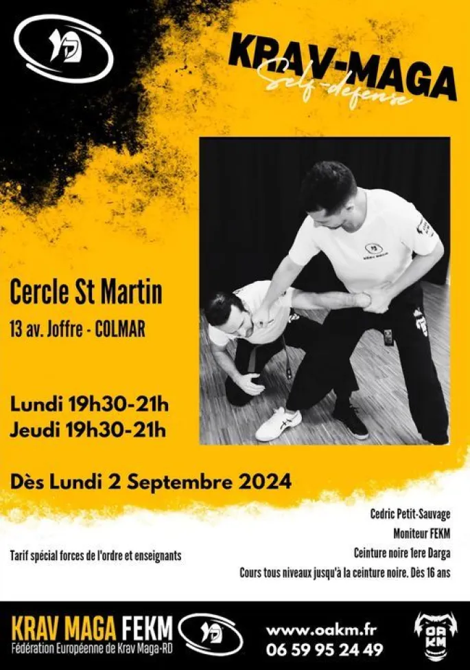 Cours de Krav Maga (OAKM) à Colmar