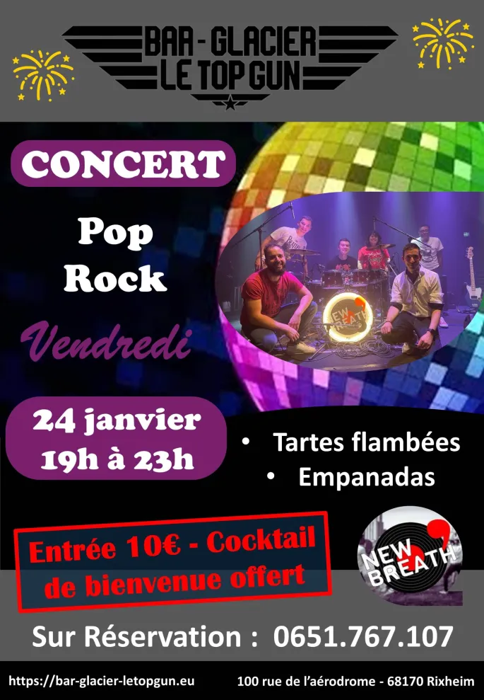 Soirée Concert Pop Rock