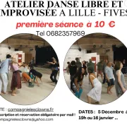 Atelier de Danse Libre et Improvisée à Lille-Fives