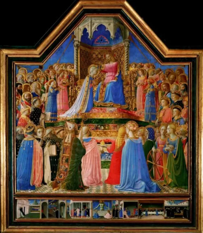 Le couronnement de la Vierge de Fra Angelico