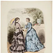 Habits d'encres et de papier : l'art de la gravure de mode au XIXe siècle