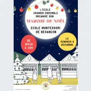 Marché de Noël Ecole Montessori de Besançon