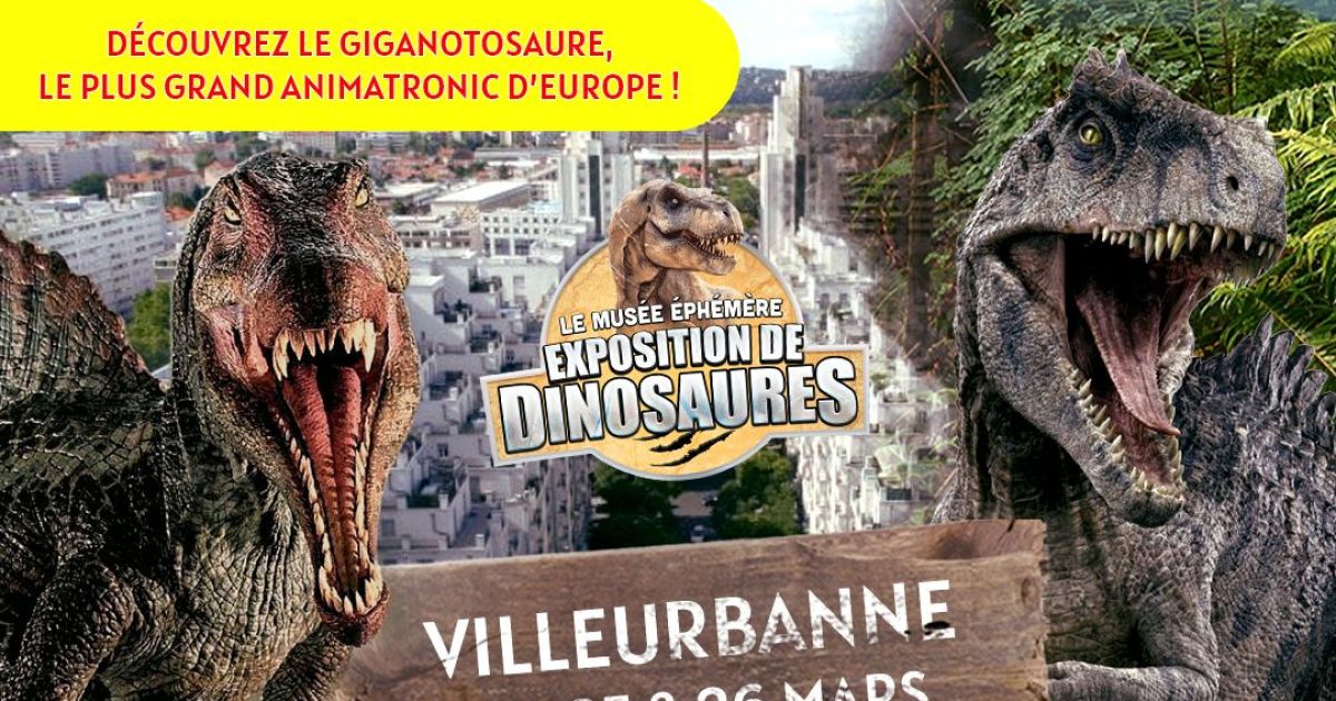 Les dinosaures débarquent à Lyon
