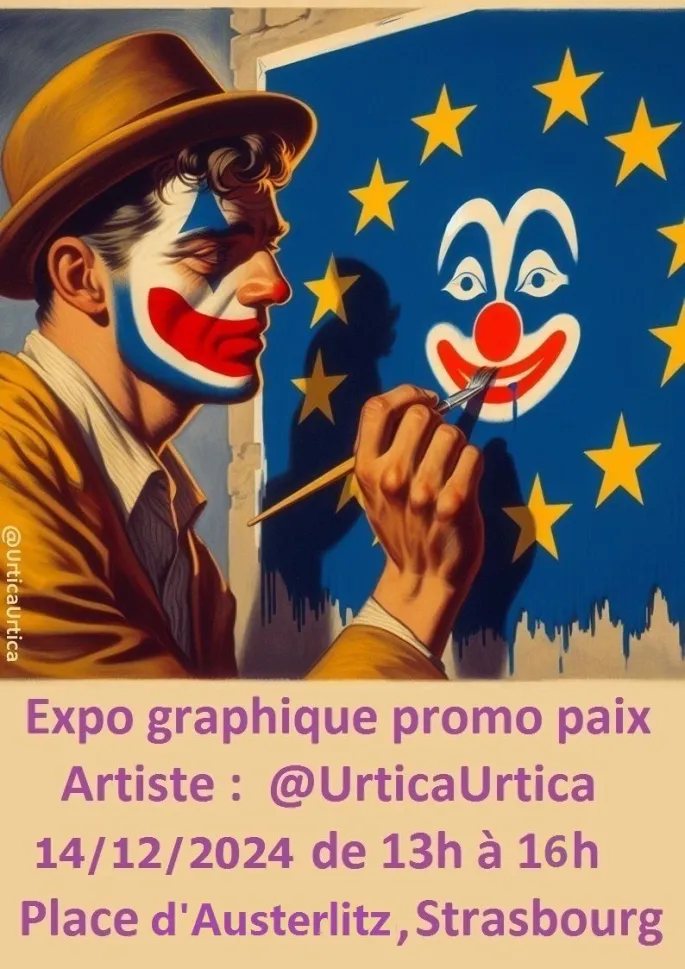 @UrticaUrtica, artiste contemporain, exposition paix.