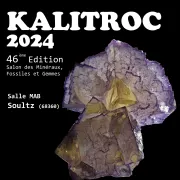 Kalitroc - 46ème édition, salon minéraux, fossiles et gemmes.