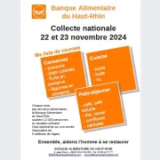 Collecte Nationale vendredi 22 et samedi 23 novembre 2024