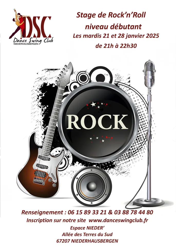 Stage de  ROCK'n'ROLL   niveau DEBUTANT 