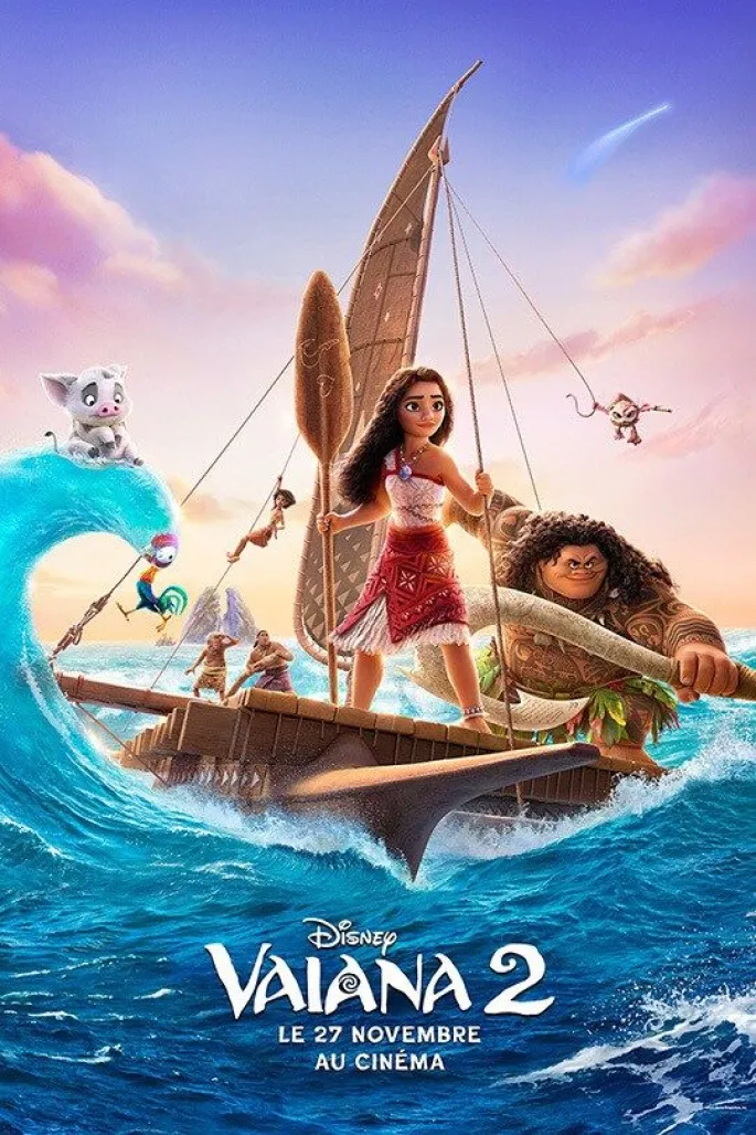 Cinéma à La Margelle : Vaiana 2