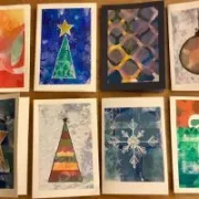 Atelier de Noël : Création de Cartes de Noël à la Gelli Plate avec Armande Forst