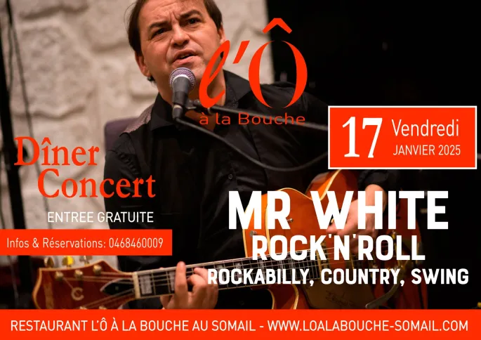 Dîner-concert avec Mr White