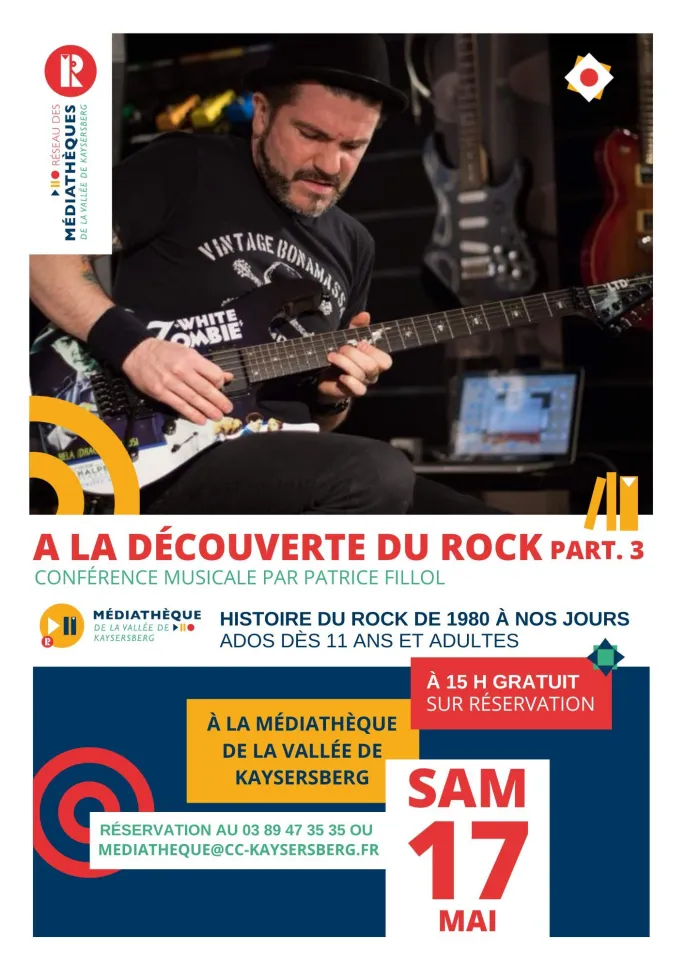 A la découverte du rock (partie 3) : de 1980 à nos jours