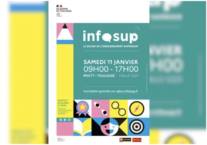 Retrouvez l'ENAC au salon Infosup Toulouse du 9 au 11 janvier 2025