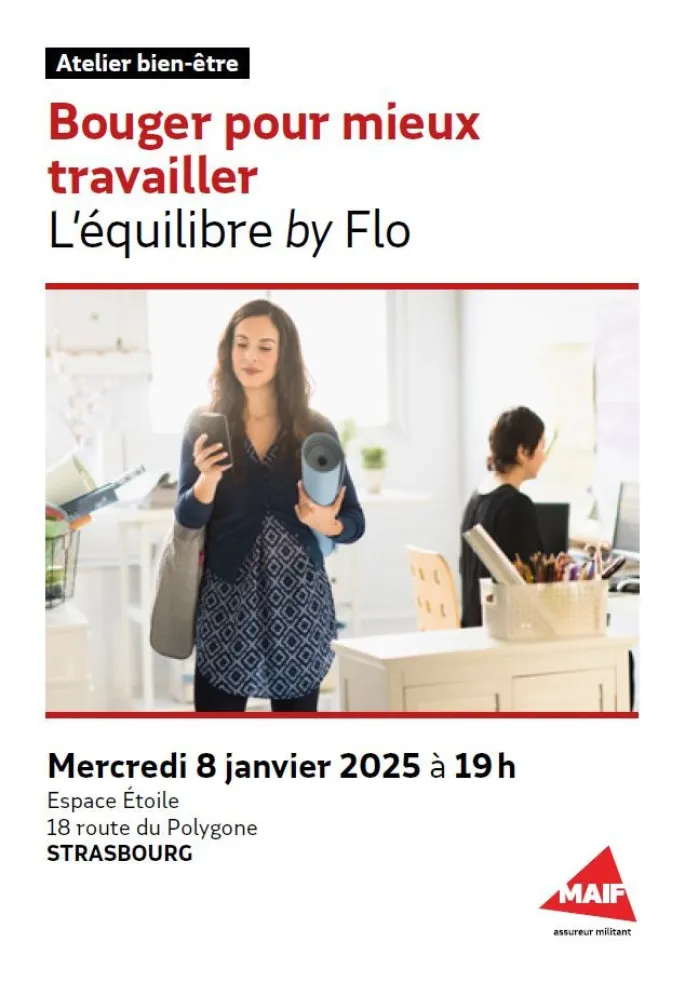 Bouger pour mieux travailler – L’équilibre by Flo