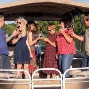 Apéritifs flottants sur la Saône