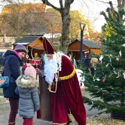 Féeries de Noël : Rencontre avec le Saint Nicolas et son âne