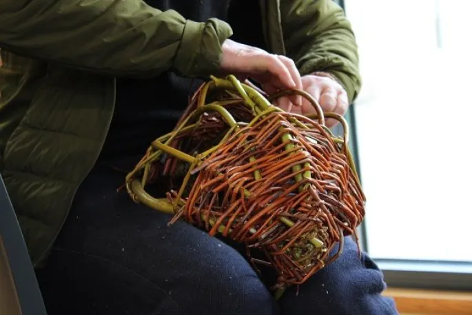 Initiation à la vannerie – Fabrication d’un panier à arceaux