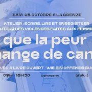 Atelier « Que la peur change de camp » autour des violences faites aux femmes