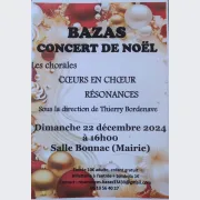 Concert Noël Bazas