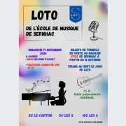 Grand loto de l'Ecole de Musique de Sernhac