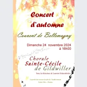 Chorale Ste CECILE de Gildwiller -Dimanche 24/11/ 24 à 16H -Couvent BELLEMAGNY 