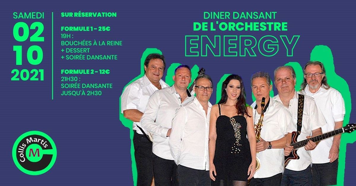 Soirée dansante avec l'orchestre Energy, Soirées Colmar - Collis Martis