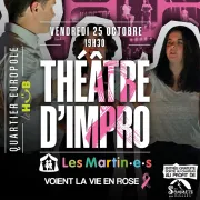 Théâtre d\'Improvisation : Les Martin.e.s au HüB