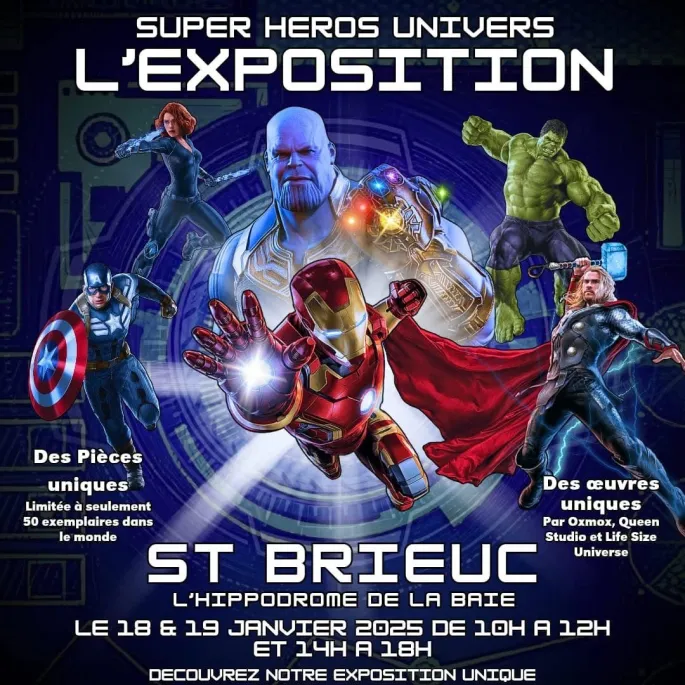 Super-héros, univers, expo