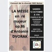 Concert La Messe d\'Antonin Dvorak à Strasbourg