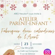 Atelier calendrier de l'avent  avec ABEJ Neudorf