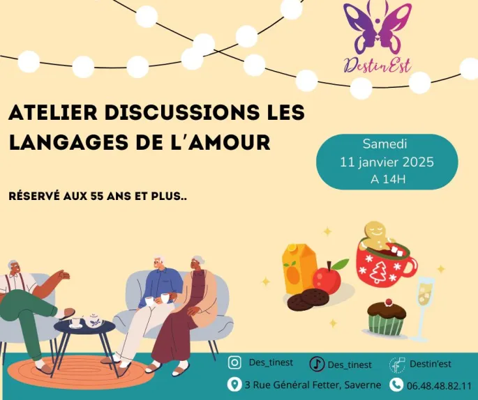 Atelier discussion les langages de l'amour 