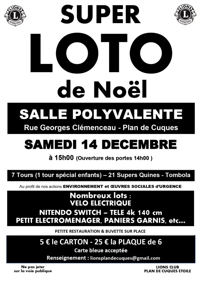 Super Loto de Noël