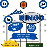 Loto bingo du basket club - COMPLET