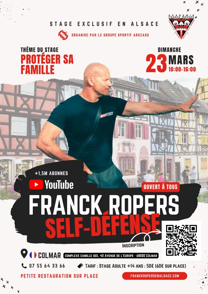 Stage Franck ROPERS / Self-Défense en Alsace