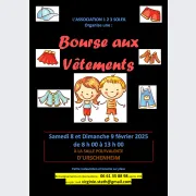 Bourse aux vêtements, jouets, livres, articles de puériculture