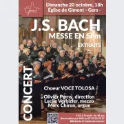 Concert Messe en Si mineur de Bach à Gimont avec Voce Tolosa