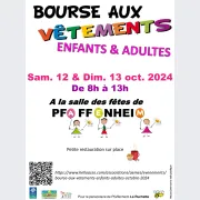 Bourse aux vêtements enfants et adultes