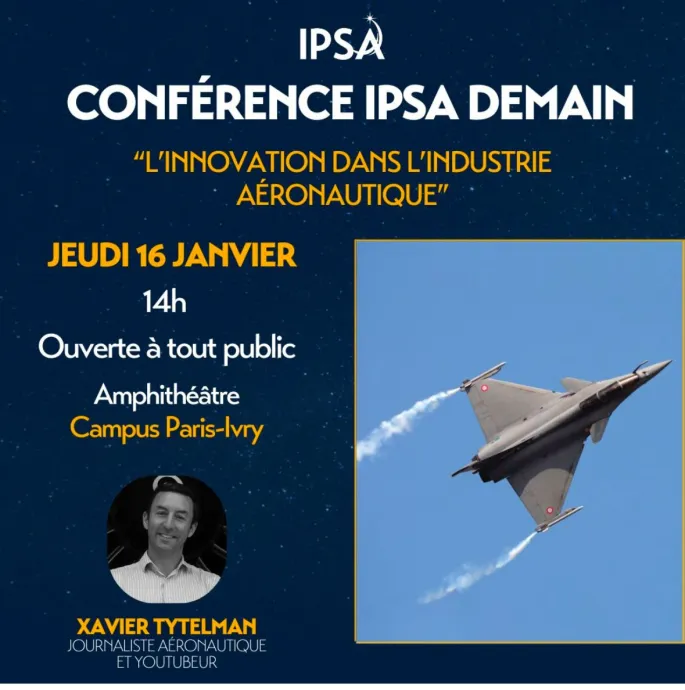 Conférence IPSA Demain - l'innovation dans l'industrie aéronautique