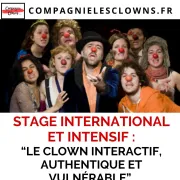 Stage intensif clown interactif, authentique et vulnérable