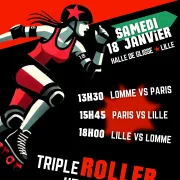 Triple Header : 3 matchs de Roller Derby