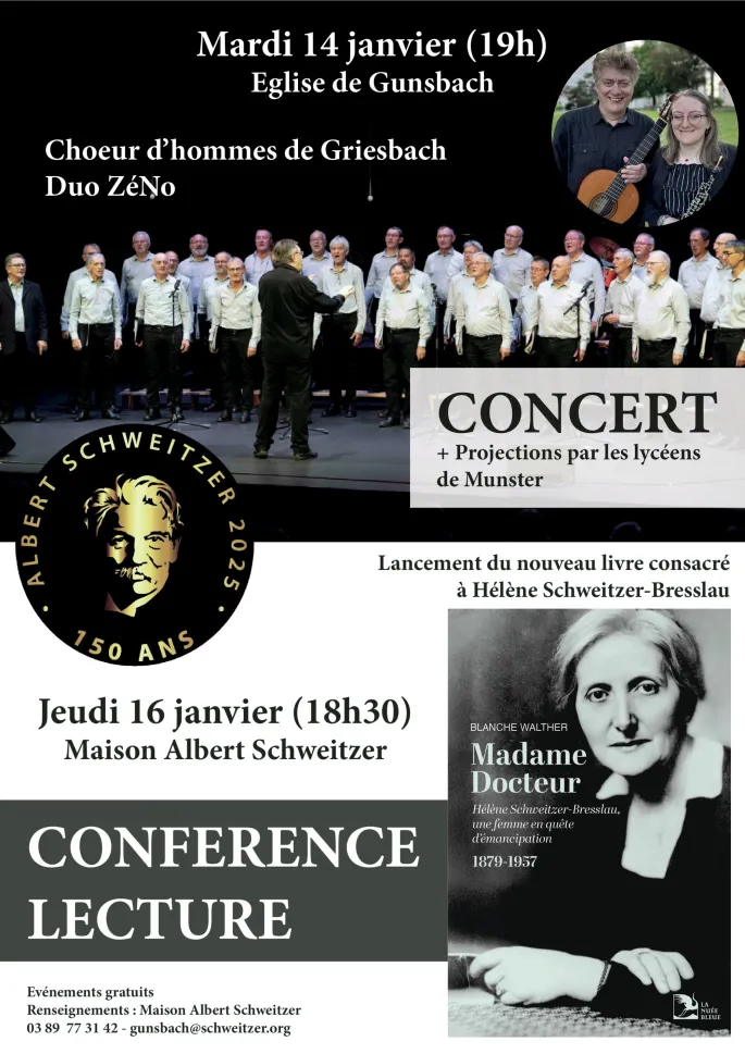 Concert 150 ans Albert Schweitzer