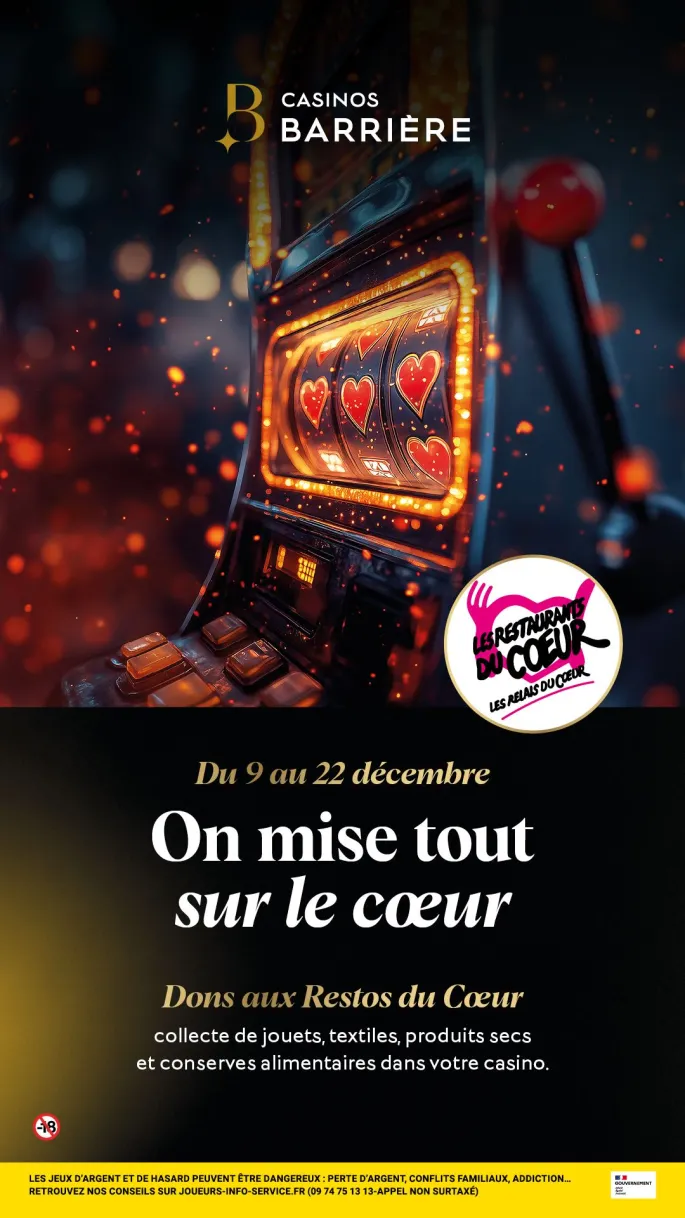 Noël solidaire au Casino Barrière de Blotzheim