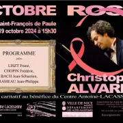 recital de piano  en faveur  d octobre rose   