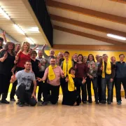 Cours de danse du Club de Danse d'Eschau au profit du Téléthon