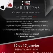 Tournoi de poker Red Cactus