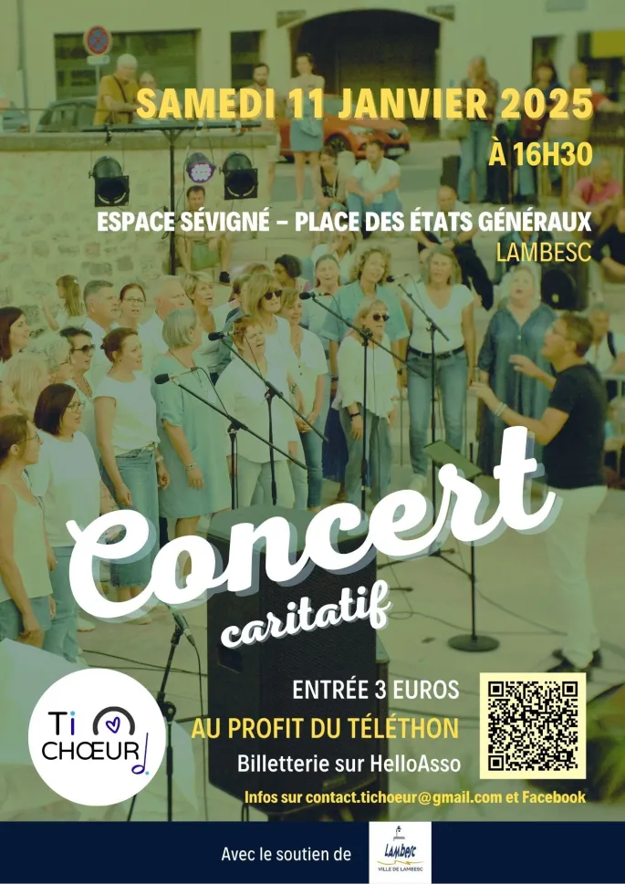 Concert caritatif Ti'Choeur