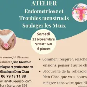 Atelier endométriose et troubles menstruel  Soulager les maux