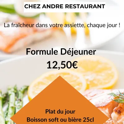 Formule Déjeuner chez André 