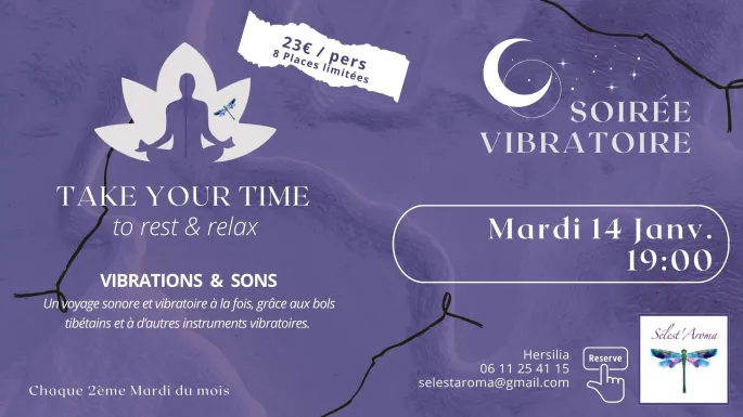 Soirée Vibratoire - voyage sonore & vibratoire aux bols tibétains