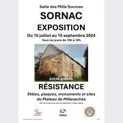 Résistance : stèles, plaques, monuments et sites du Plateau de Millevaches 